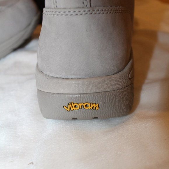 NEW UGG MEN\'S BUTTER‎ WATERPROOF LEATHER SHEARLING SNOW WINTER BOOTS PUTTY GRAY main image 9
